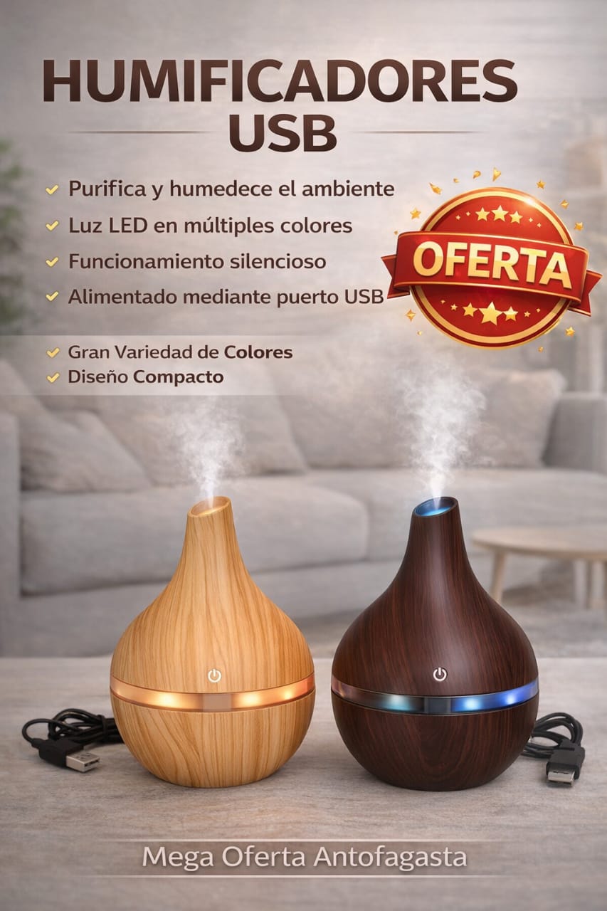 HUMIDIFICADOR CON USB