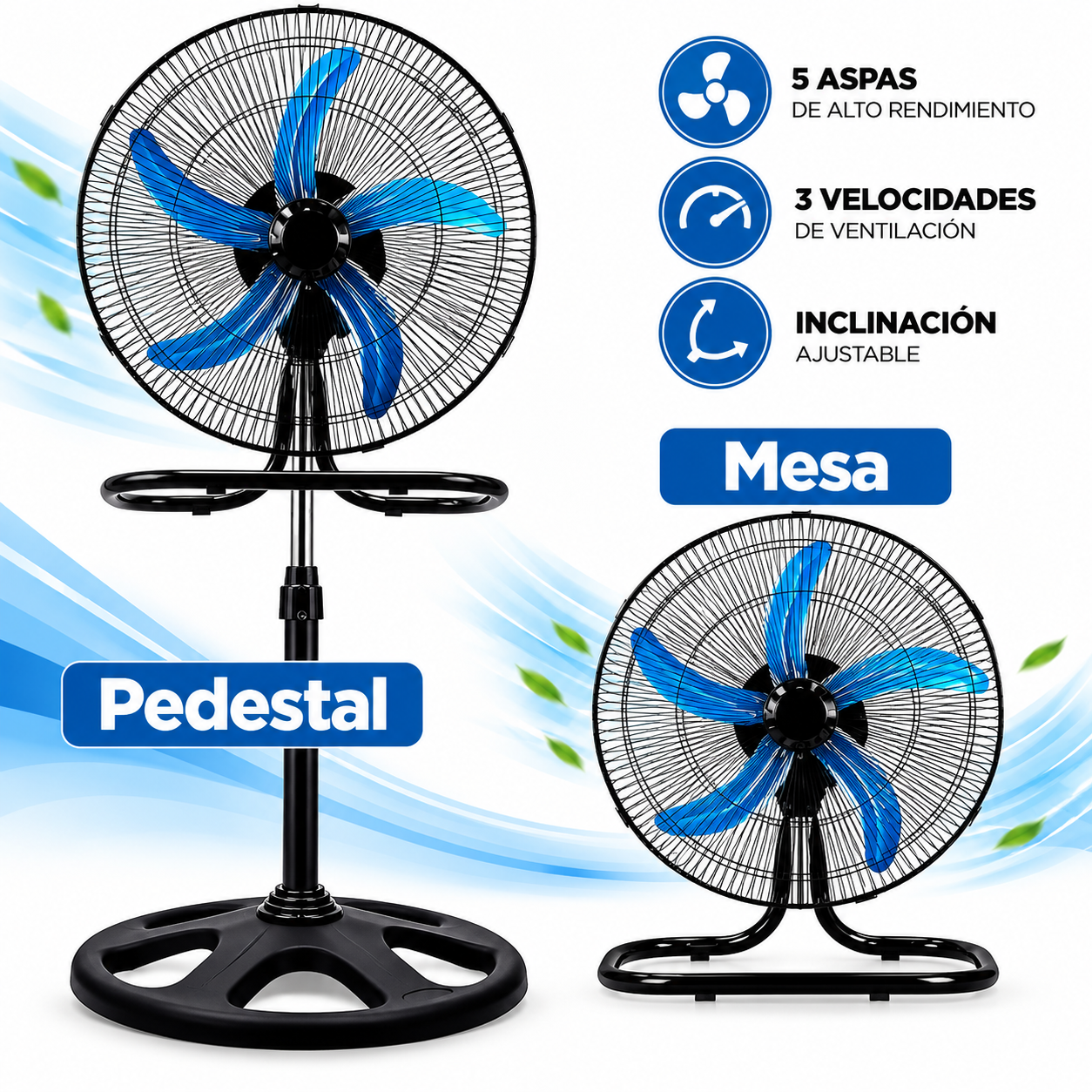 Ventilador 5 aspas
