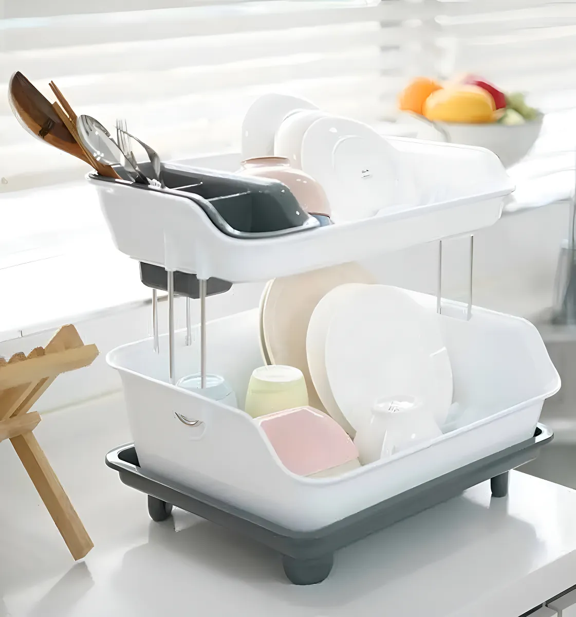 Escurridor De Plastico 2 Niveles