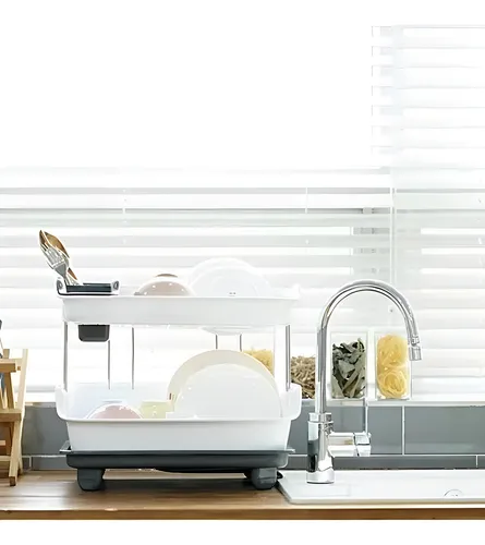 Escurridor De Plastico 2 Niveles - Imagen 2