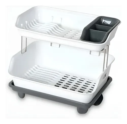 Escurridor De Plastico 2 Niveles - Imagen 3