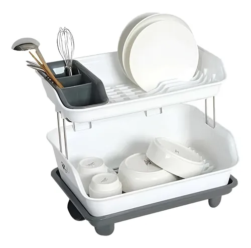 Escurridor De Plastico 2 Niveles - Imagen 5