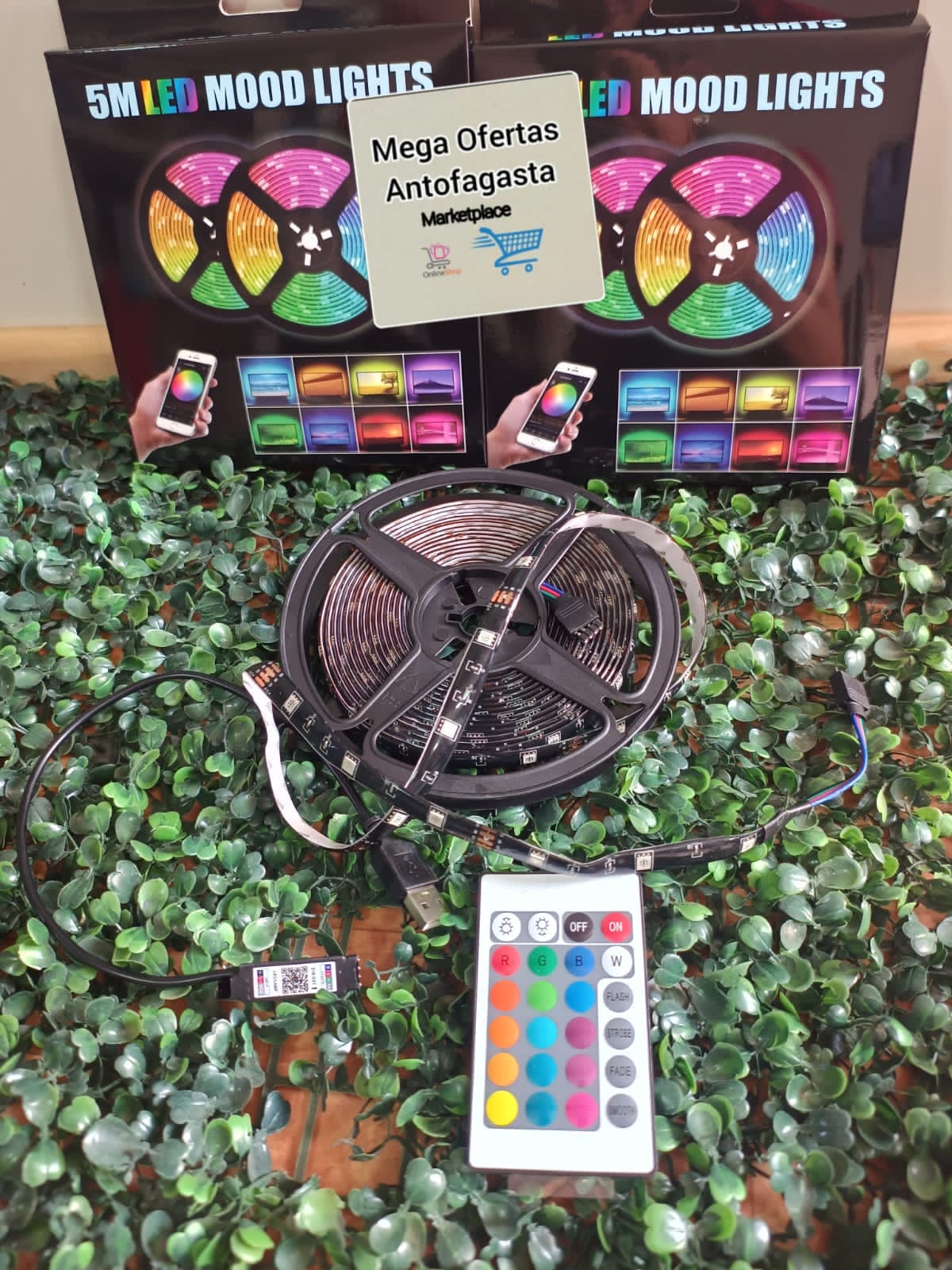 Tira Cinta Led mts Rgb 5050 Muticolor - Imagen 5