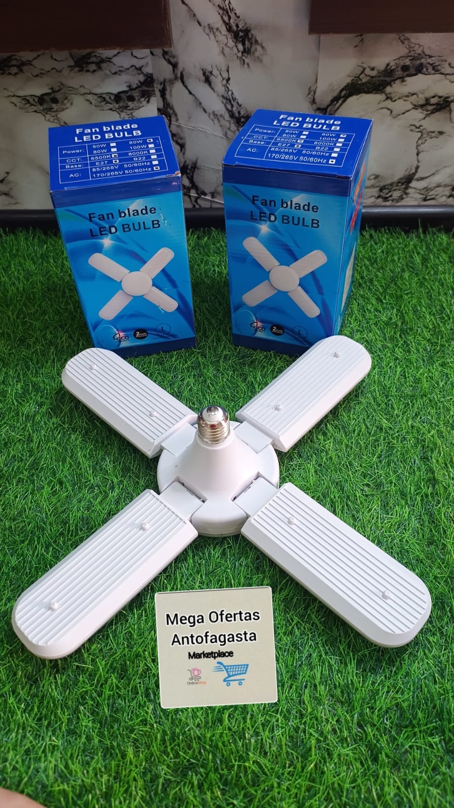 BOMBILLO LED 4 ASPAS - Imagen 2