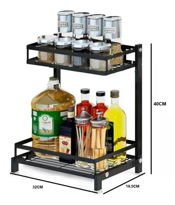 RACK  ORGANIZADOR ESPECIERO 2 NIVELES - Imagen 3