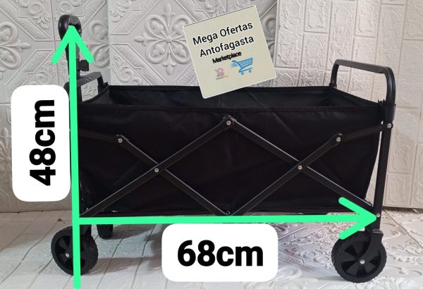 CARRITO MULTIFUNSIONAL PLEGABLE CON RUEDAS - Imagen 2