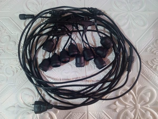 GUIRNALDA CON SOCATES ELECTRICO 10MTS
