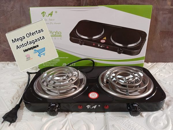 COCINA ELECTRICA CON ESPIRAL 2 HORNILLAS