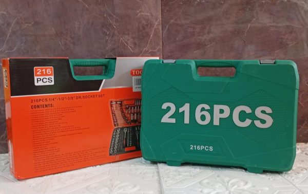 JUEGO DE LLAVES DE 216 PIEZAS