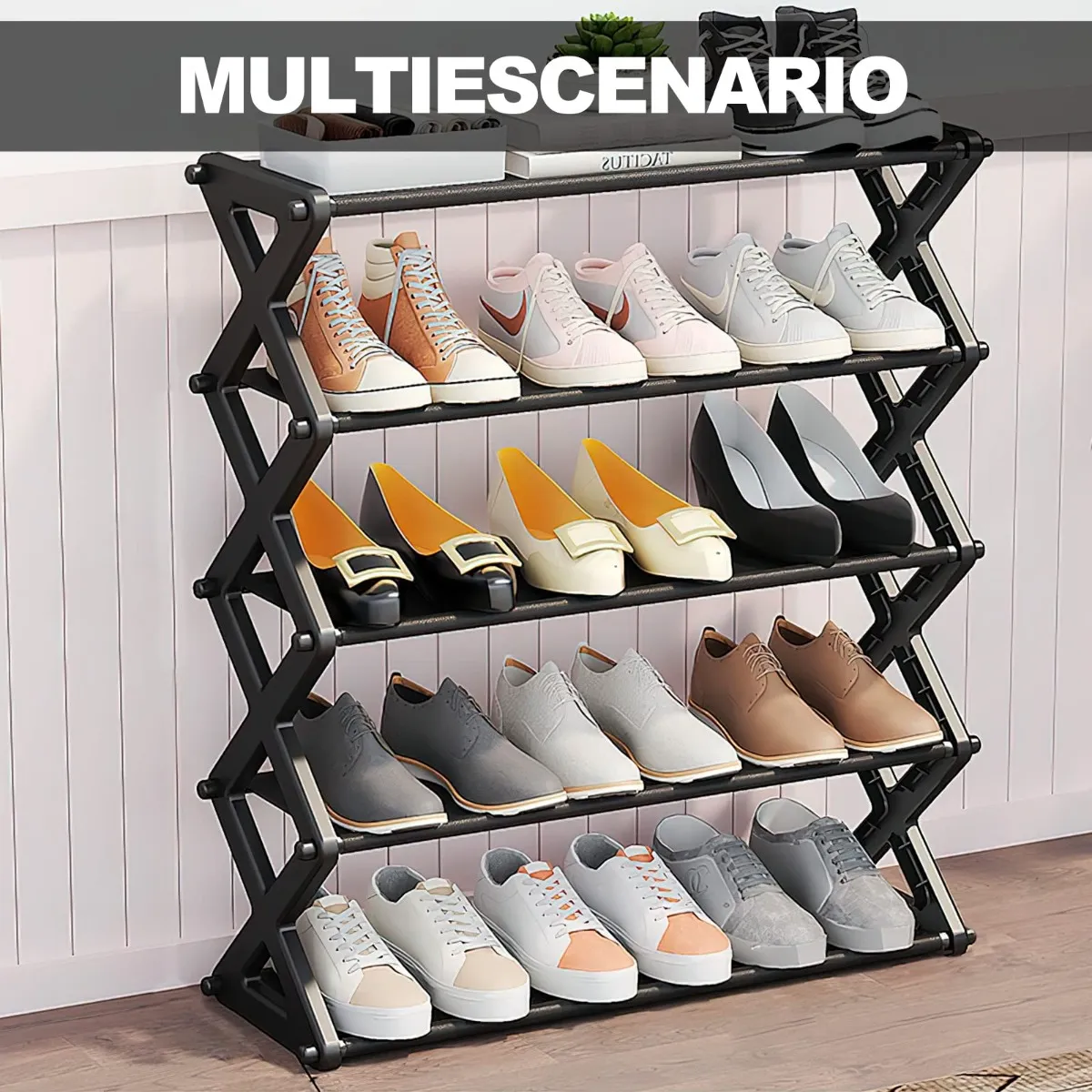 ZAPATERA PLEGABLE 5 NIVELES - Imagen 4