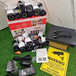 KIT DE 8 CAMARAS DE SEGURIDAD CON DVR