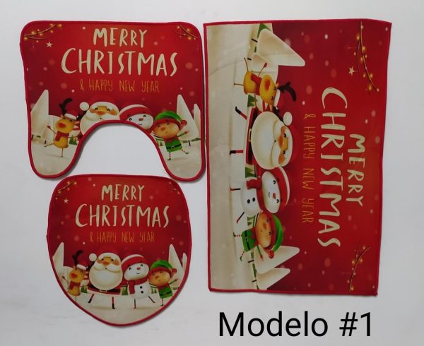 ALFOMBRA DE BAÑODE NAVIDAD