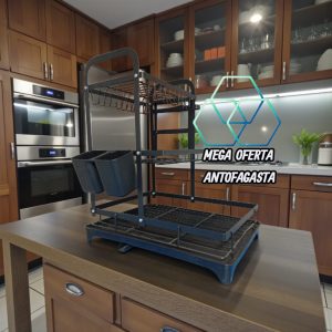 ESCURRIDOR DE ALUMINIO 3 NIVELES STORAGE RACK 2472