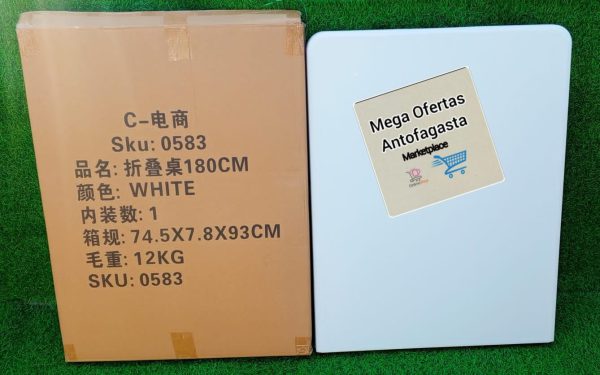 MESA PLEGABLE DE 1.80 CM