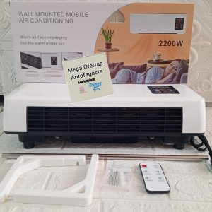 CALEFACTOR CON VENTILADOR DE PARED 1800 WATTS