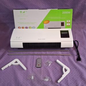 CALEFACTOR CON VENTILADOR DE PARED 2000 WATTS