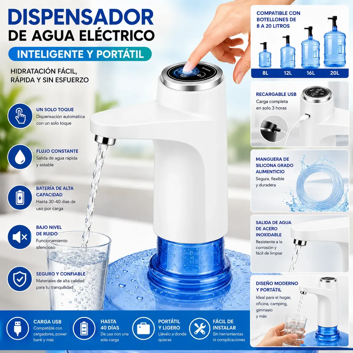 DISPENSADOR DE AGUA A02 - Imagen 5