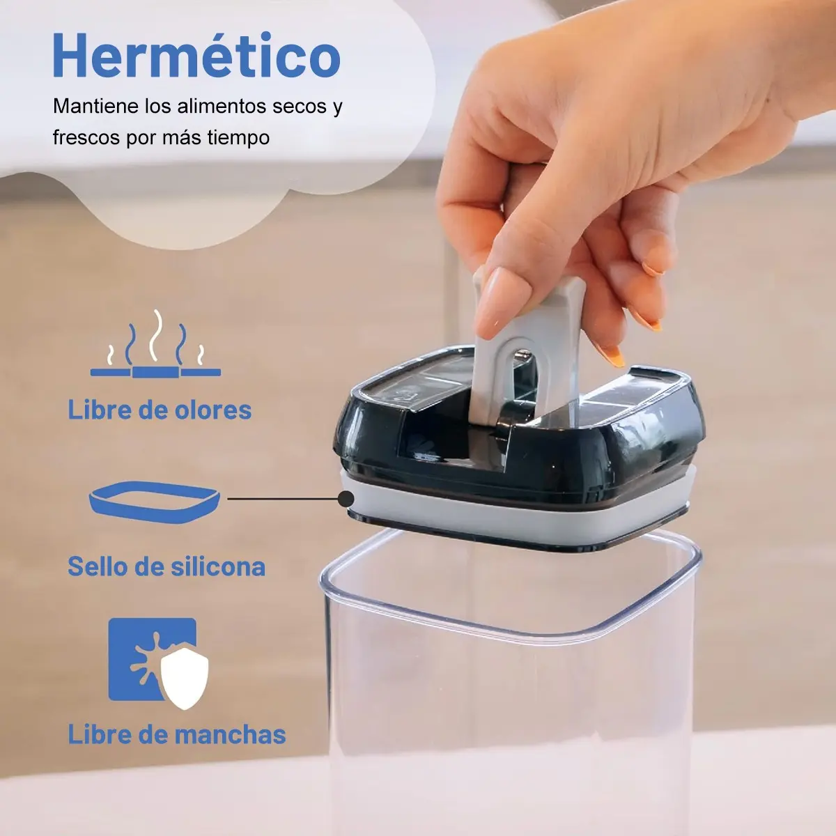 CONTENEDOR DE ALIMENTOS 7 PIEZAS - Imagen 2