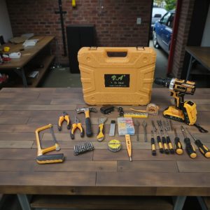 KIT DE TALADRO CON HERRAMIENTAS