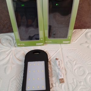 POWER BANK SOLAR 2000 MAH