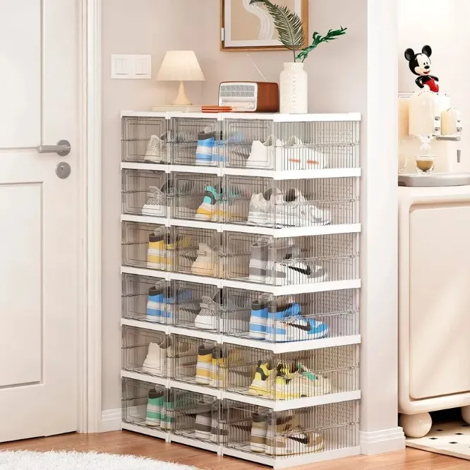 ORGANIZADOR ZAPATERO TRANSPARENTE 6 NIVELES - Imagen 3