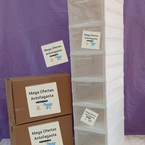 ORGANIZADOR ZAPATERO TRANSPARENTE 6 NIVELES
