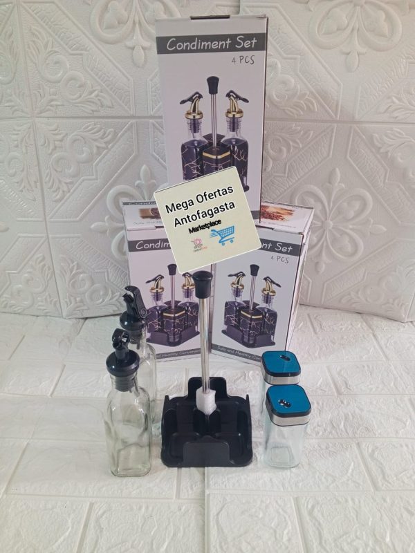 SET DE CONDIMENTOS 4 PIEZAS