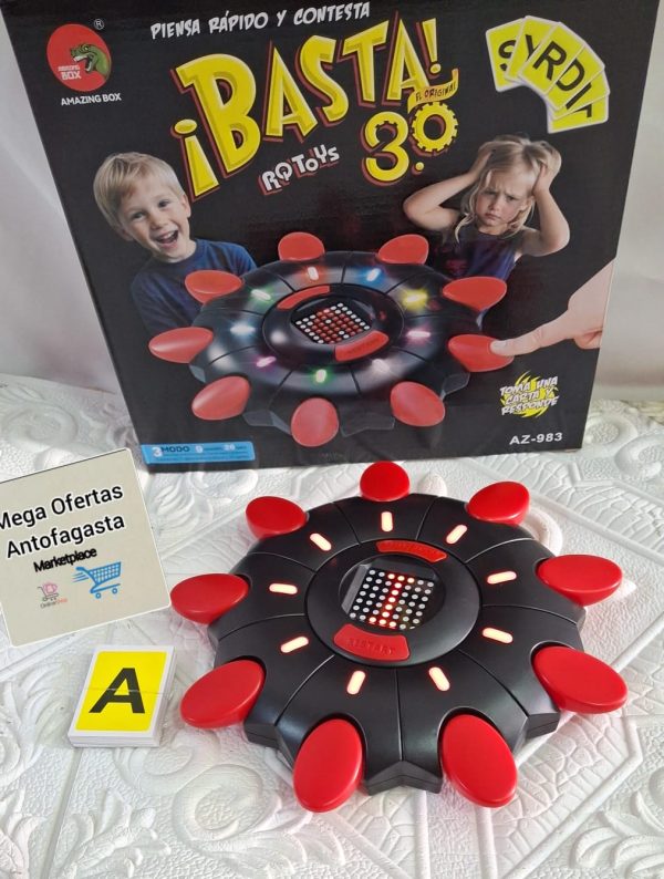 JUEGO DE MESA BASTA UTILIZA PILAS NO LAS TRAE