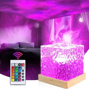 LAMPARA CON EFECTO DE AURORA BOREAL