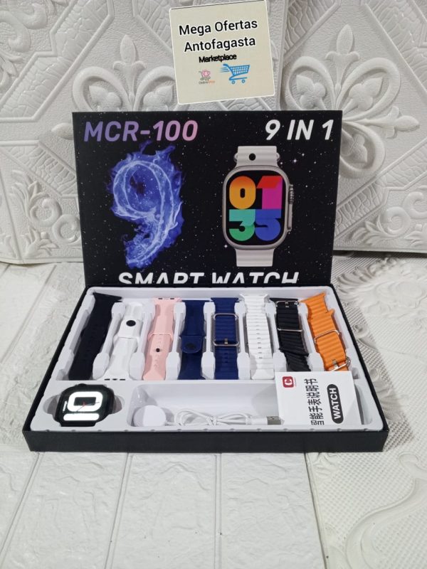 RELOJ SMART WATCH 9 EN 1