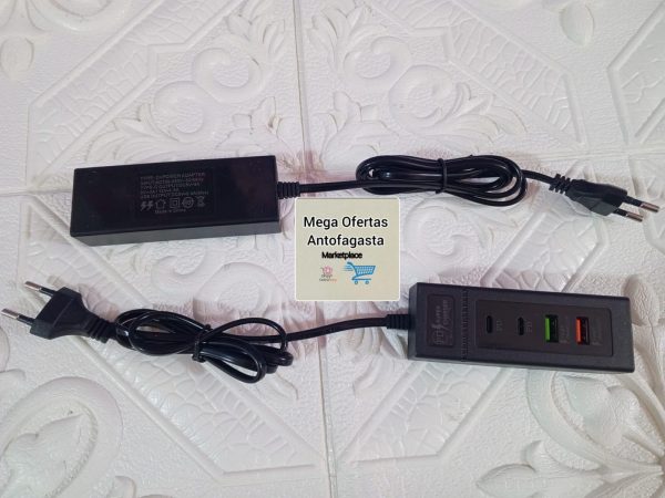 CARGADOR ENTRADA  USB TIPO C MULTIPLE - Imagen 2