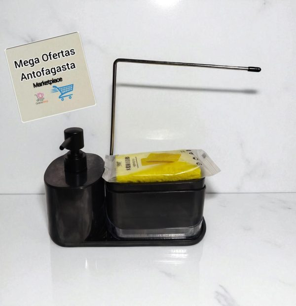 DISPENSADOR DE JABON SOAP 2 EN 1