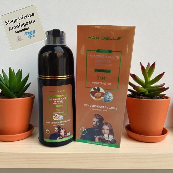 SHAMPOO NATURAL MAS GUANTES CUBRE CANAS - Imagen 5
