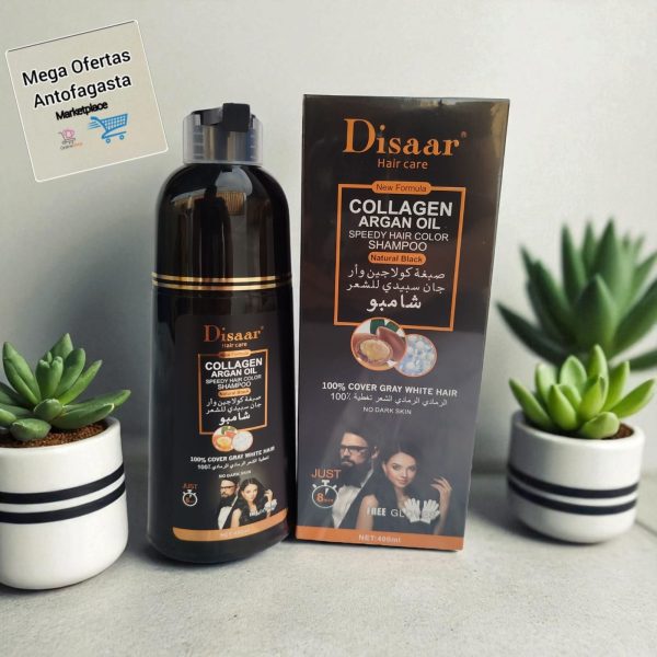SHAMPOO NATURAL MAS GUANTES CUBRE CANAS - Imagen 4