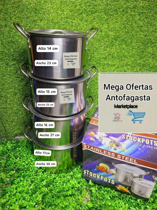 JUEGO DE OLLA SOPERAS 4 PIEZA