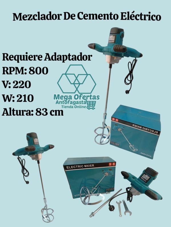 MEZCLADOR DE CEMENTO ELECTRICO GENERICO