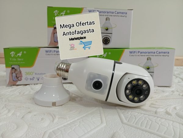 CAMARA AMPOLLETA DOBLE LENTE - Imagen 2
