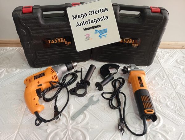 KIT DE TALADRO Y GALLETERA ELECTRICA