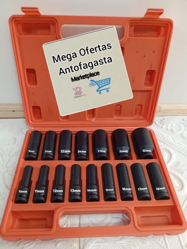 SET DE DADOS DE PISTOLA IMPACTO 16 PIEZAS
