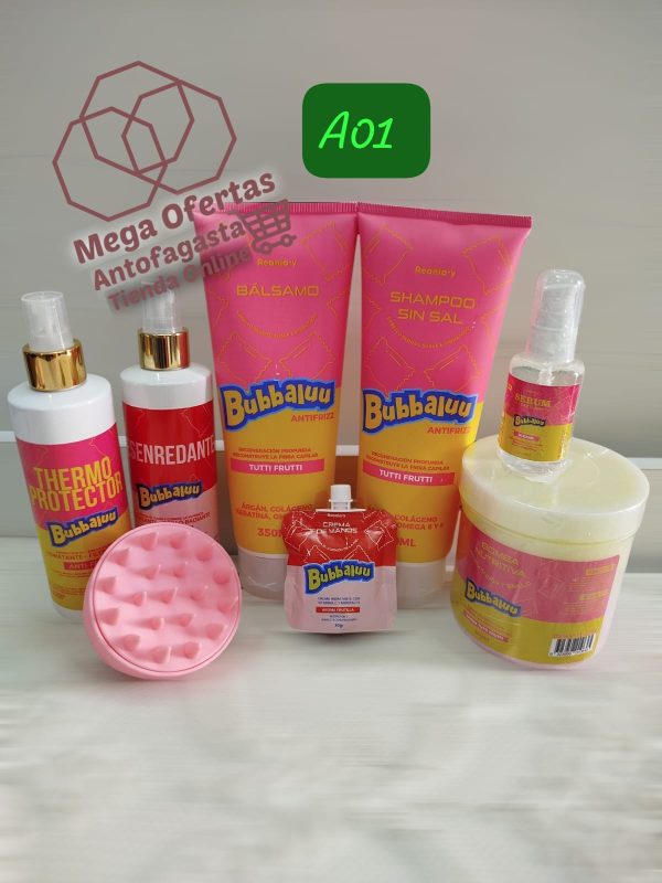 Kit  bubbaluu hidratante A01 aroma tutti frutti - Imagen 3