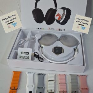 AUDÍFONOS P-9 🎧 + RELOJ INTELIGENTE