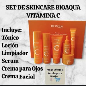 SET DE SKIN CARE BIAQUA DE VITAMINA C
