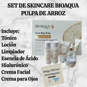 SET DE SKIN CARE BIOAQUA PULPA DE ARROZ