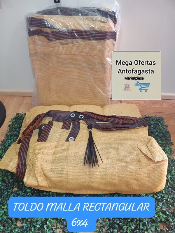 TOLDO MALLA RECTANGULAR 6X4 - Imagen 6