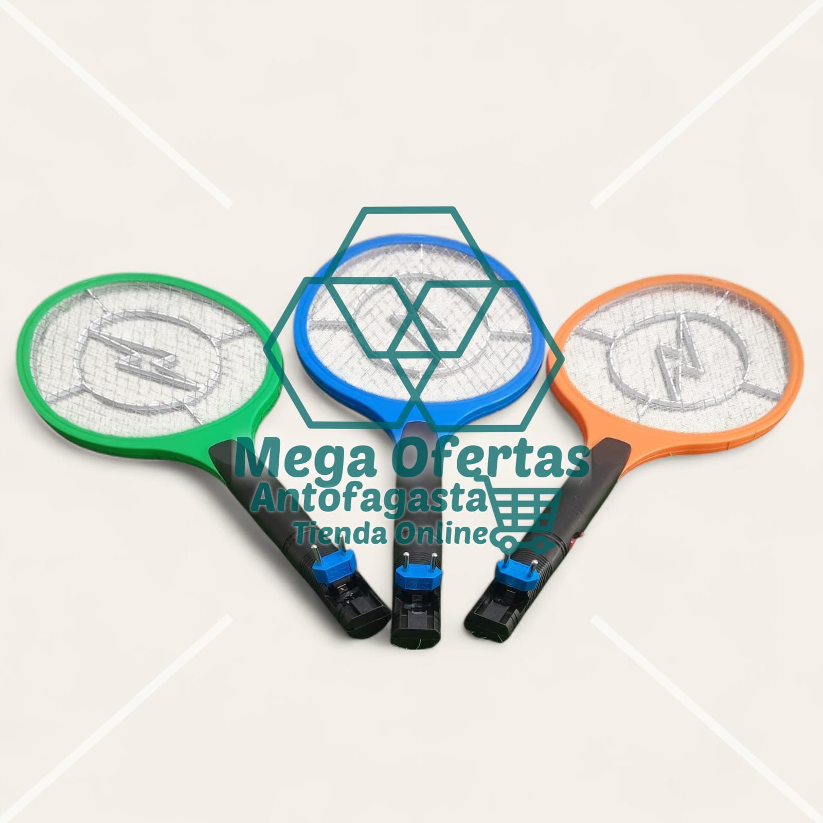 RAQUETA MATA MOSCAS RECARGABLE - Imagen 7