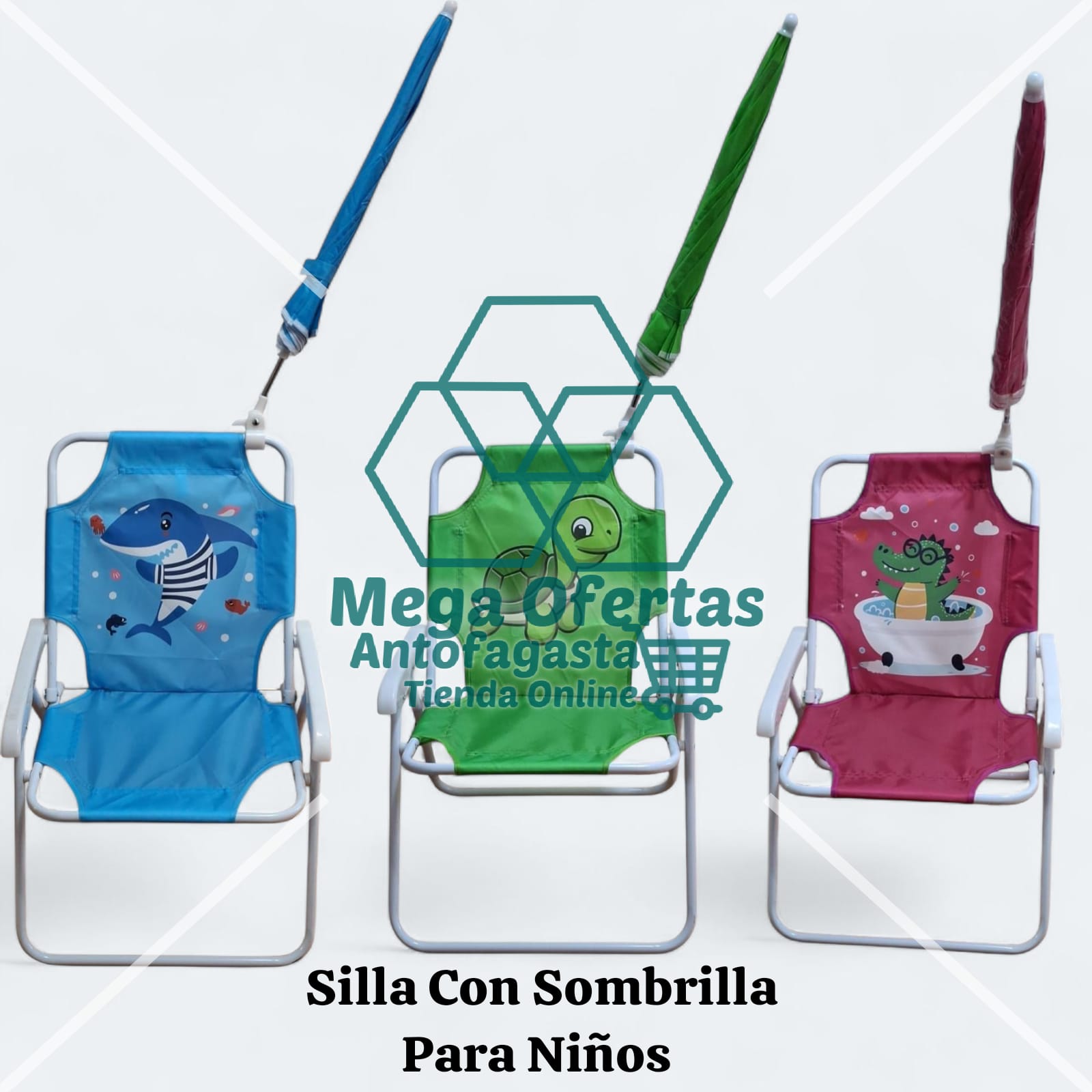SILLA CON SOMBRILLA PARA NIÑOS