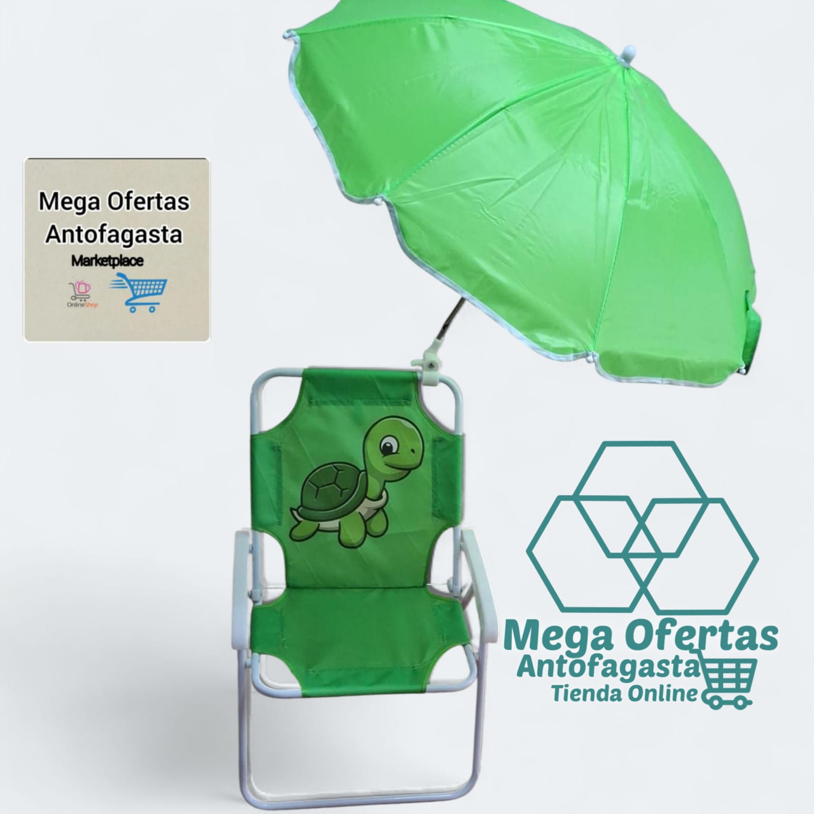 SILLA CON SOMBRILLA PARA NIÑOS - Imagen 2