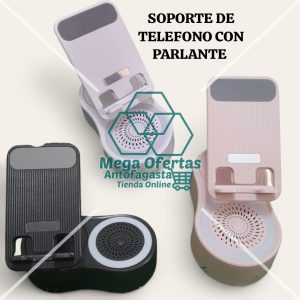 SOPORTE DE TELEFONO CON PARLANTE