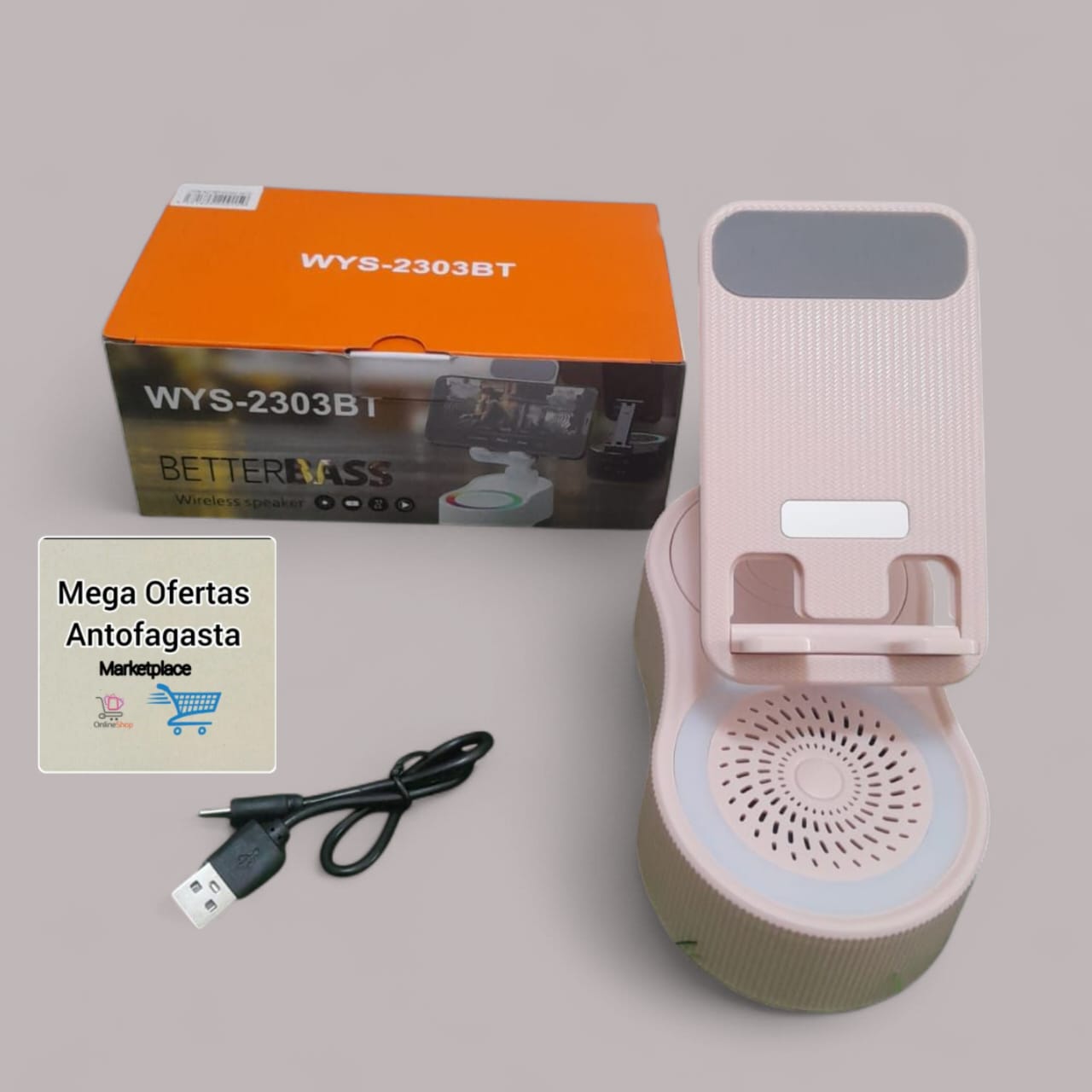 SOPORTE DE TELEFONO CON PARLANTE - Imagen 3