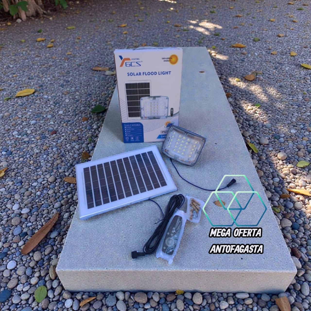 FOCO CON PANEL SOLAR 500W - Imagen 4